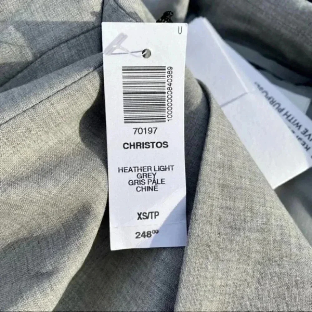NWT Aritzia Babaton Christos Oversized Blazer Jacket in Grey